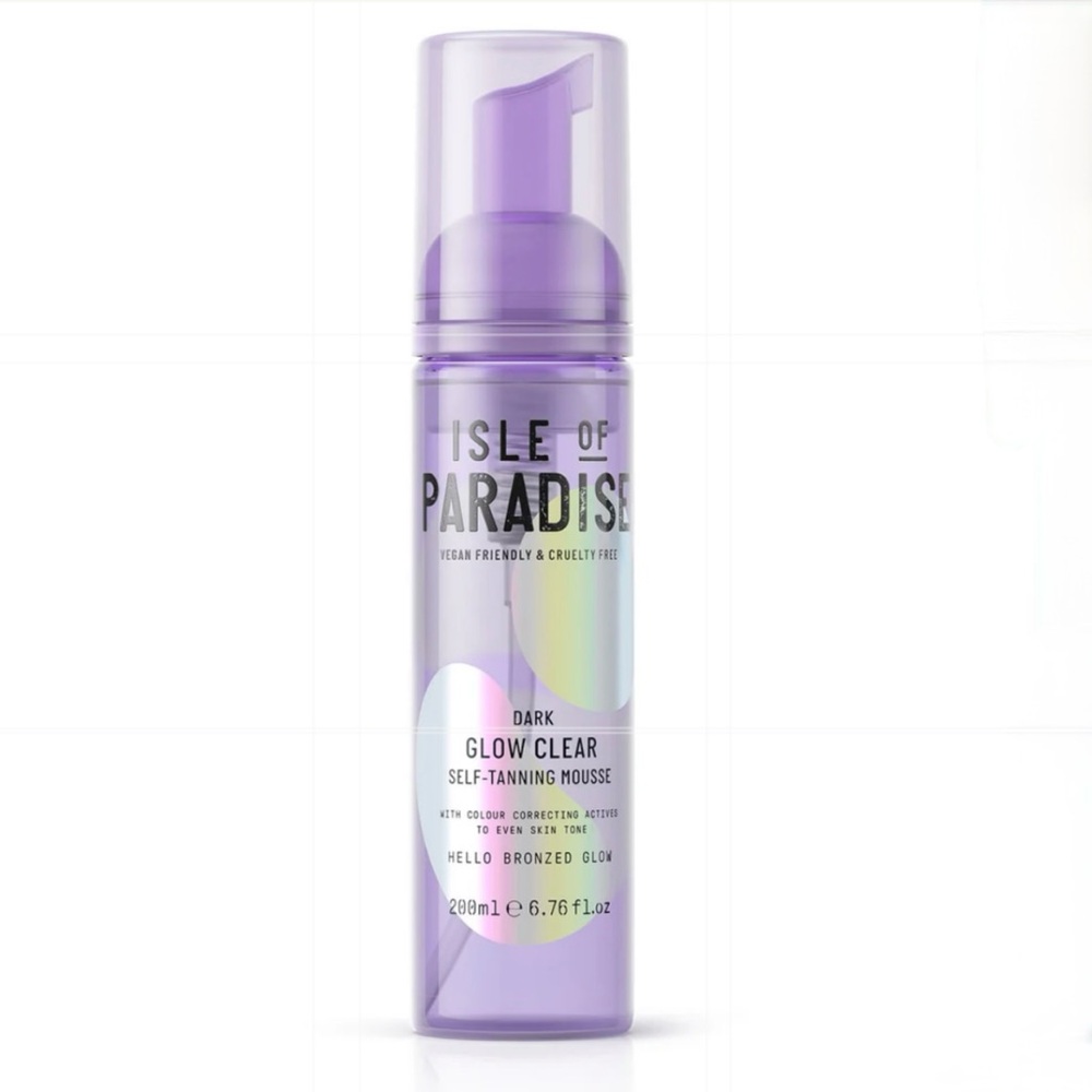 Isle Of Paradise Dark Glow Clear Self-Tanning Mousse 200ml